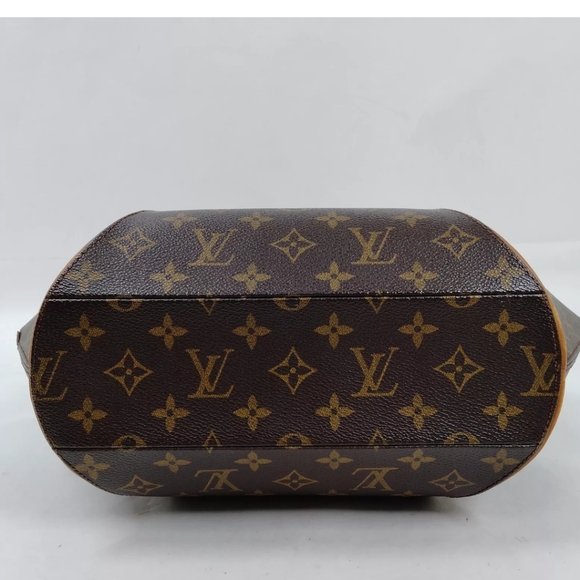 Louis Vuitton LV Hand Bag Ellipse MM Brown Monogram Brown Leather Tote Bag - Picture 9 of 15